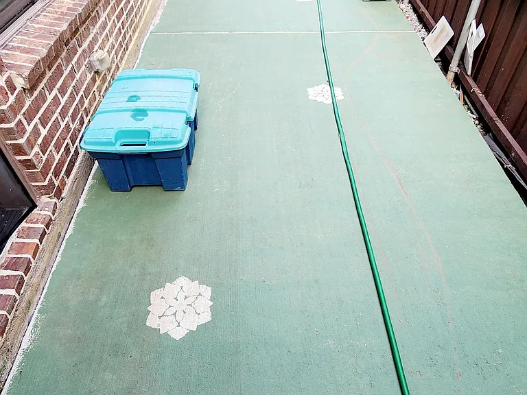 paved side yard