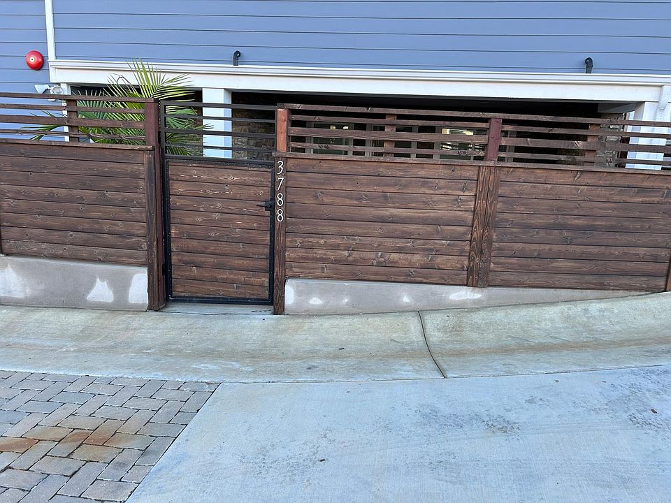 Private entrance and parking