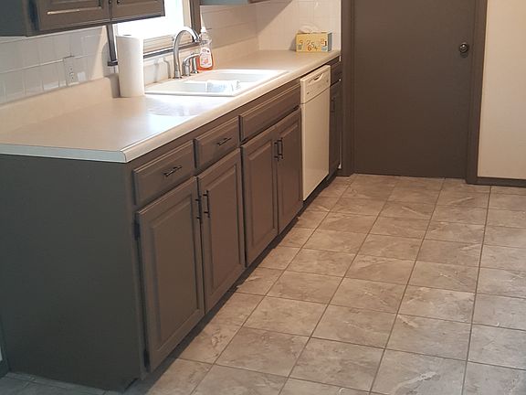 Kitchen into Laundry room