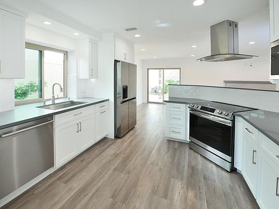 Large open kitchen
