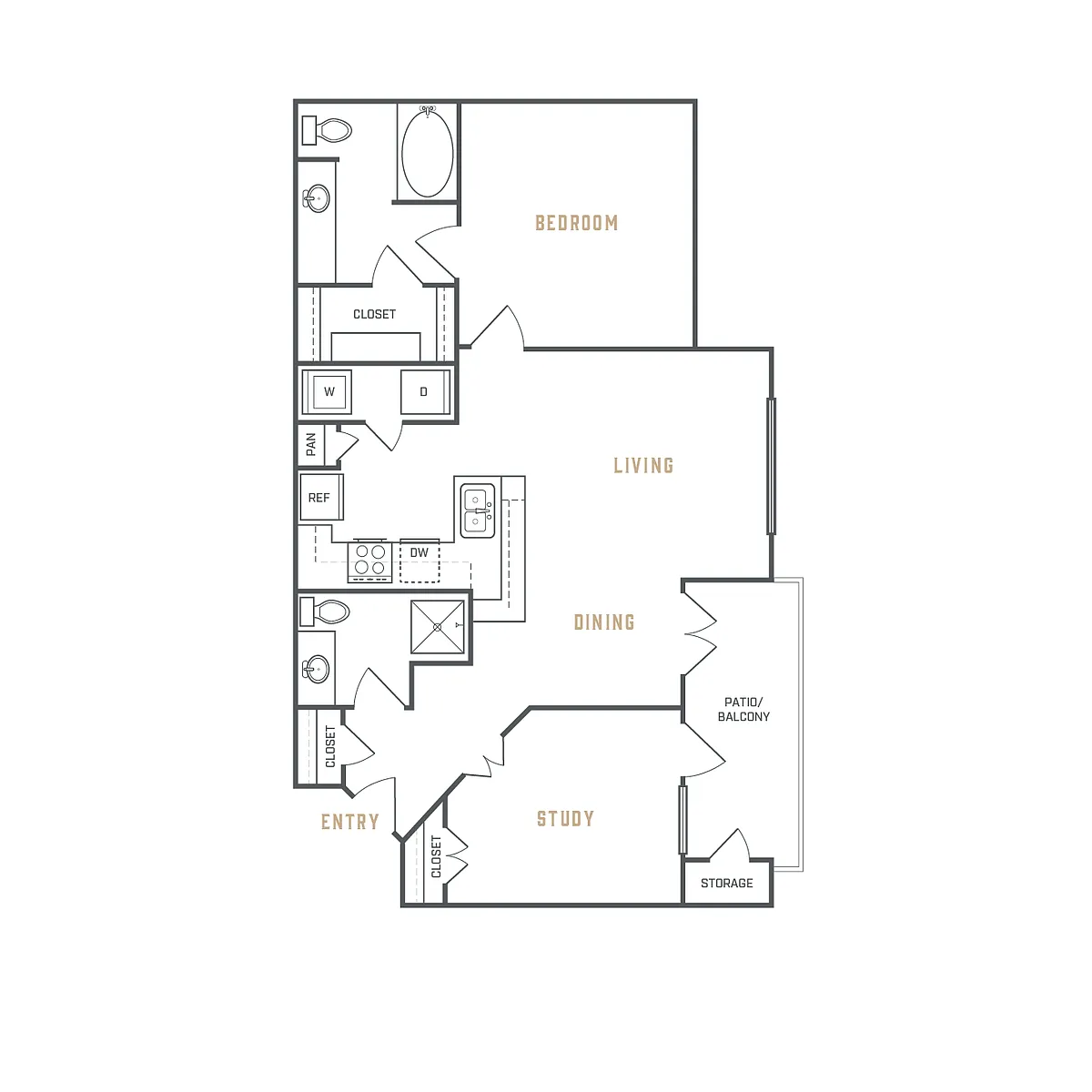 Floor plan B1-FR