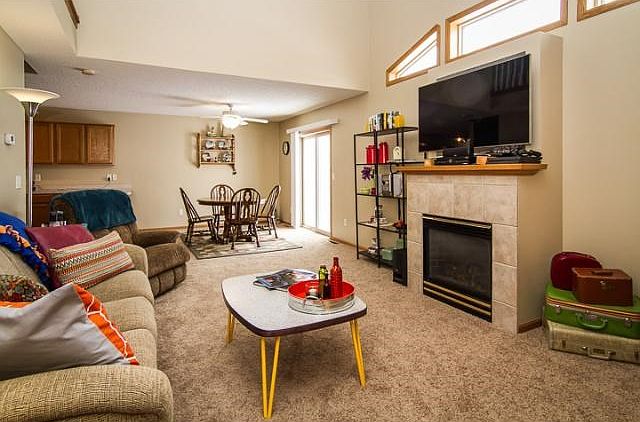 Brand new carpet install in March of 2015. Gas fireplace, walkout to patio and open floor plan.