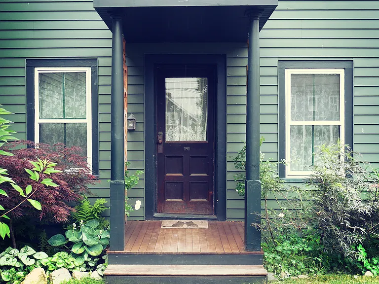 Front door.