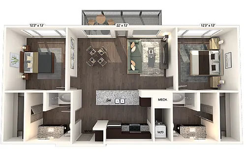 Floor plan B1-1157-E