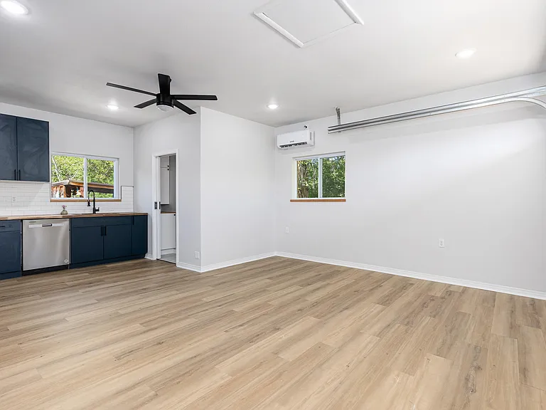 Bright, expansive space with a window overlooking Ralston Creek and no neighbors! Lots of trees outside will be gorgeous during the fall.