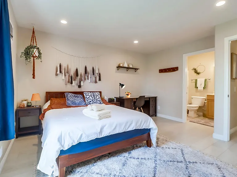 Enjoy the convenience of having a bathroom in your own private space