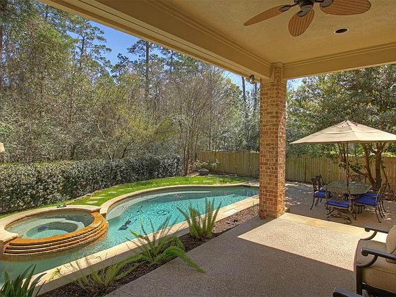 Count the ways to enjoy the outdoor living space with multiple areas to entertain and the summer-ready pool!