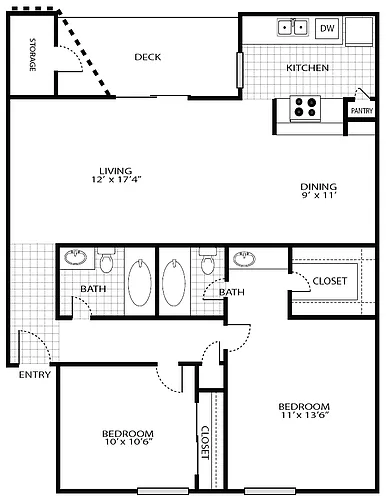 Floor plan tx1062c4-Classic