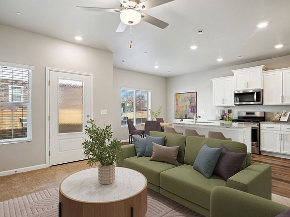 The family room is open concept and the best place to hang out!