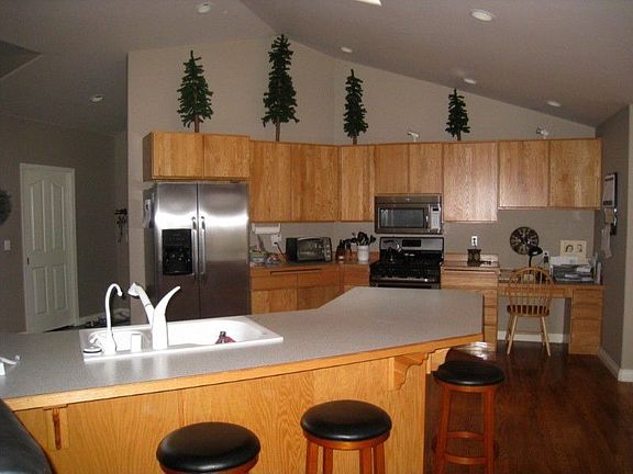 This kitchen is gigantic and perfect for entertaining!