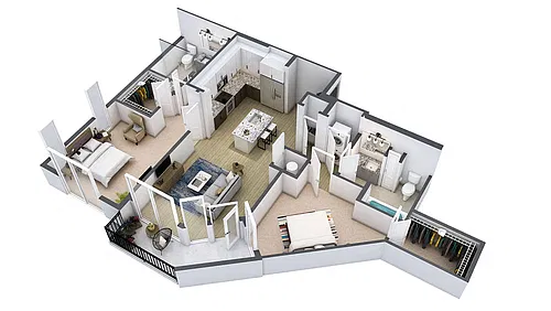Floor plan Memorial - B1