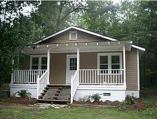Front of the cottage