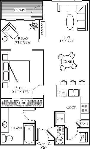 Floor plan A16-W