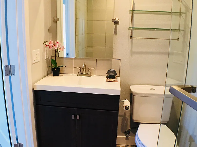 Lower Full bathroom with shower