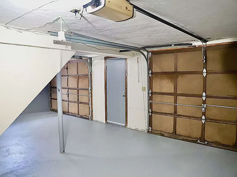 Attached 2-car garage