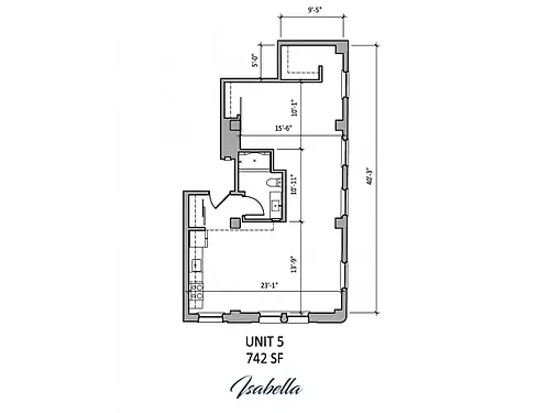 Floor plan Isabella
