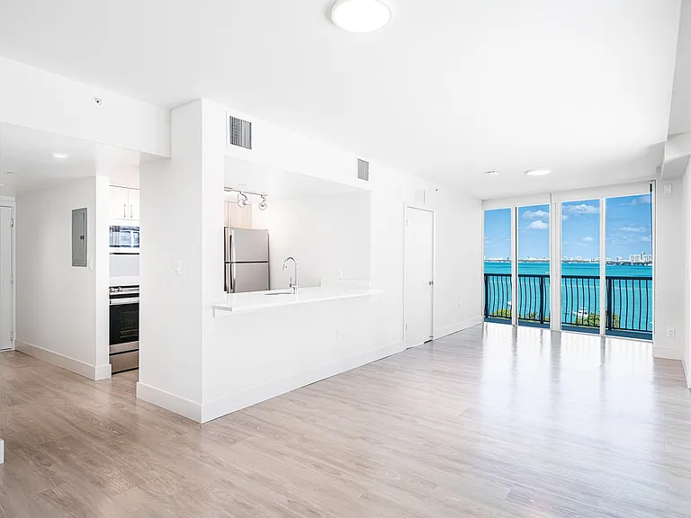 Spacious living room with ample natural light