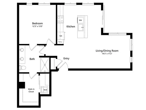 Floor plan A16