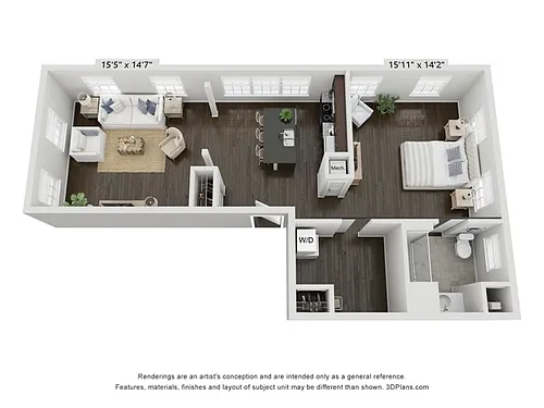 Floor plan Clubhouse End