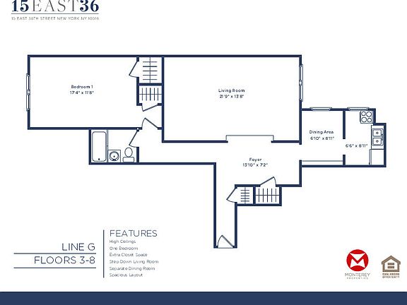 2nd image of 15 E 36th St APT 5G