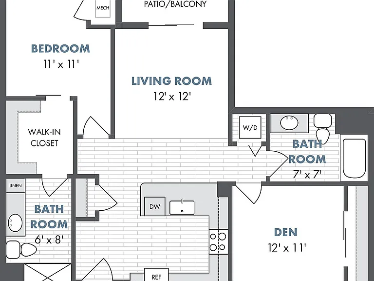 Floor Plan C3 | The Junction | Apartments in Menomonee Falls, WI Floor Plan C3 | The Junction | Apartments in Menomonee Falls, WI