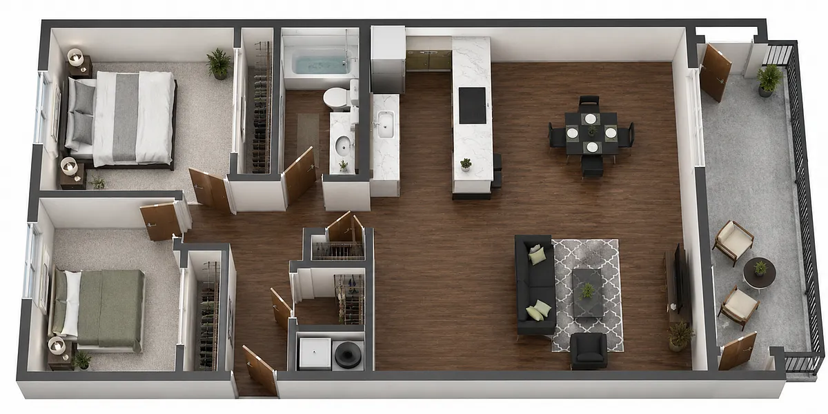 Floor plan 2X1