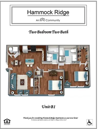 Floor plan 2 Bedroom