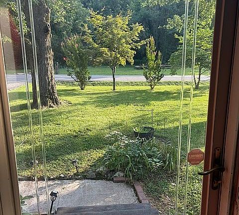 View out front storm door
