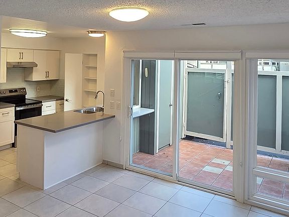Kitchen to Family Room to Patio