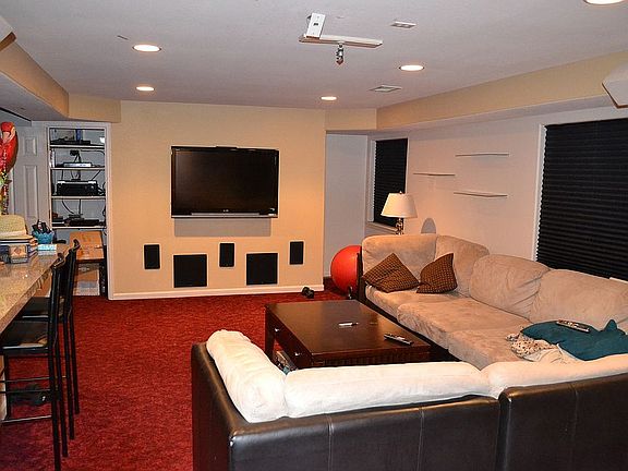 Media Room Finished Basement