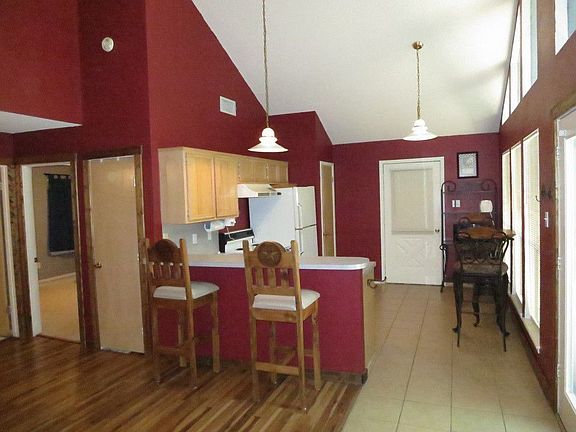 Open kitchen.
