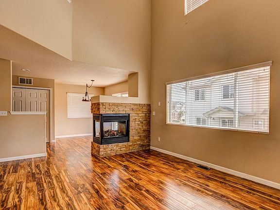 Living room looking to dining area