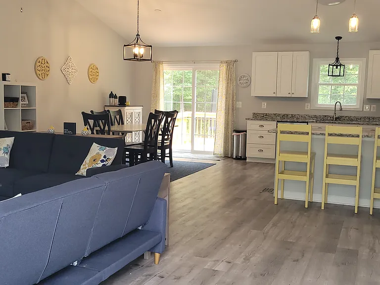 open concept living area