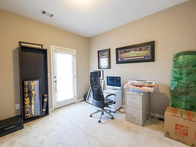 3rd Bedroom with custom closet and walk out balcony