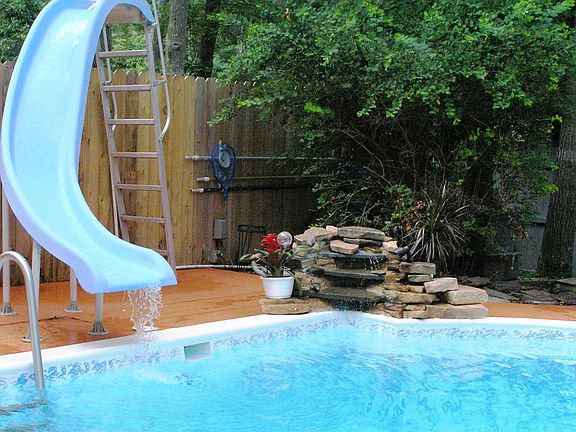 Pool Slide & Waterfall