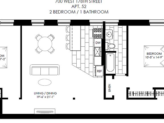2nd image of 700 W 178th St APT 52