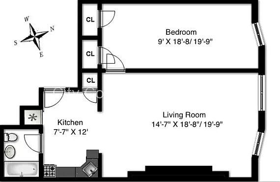 1st image of 32 W 72nd St #4F