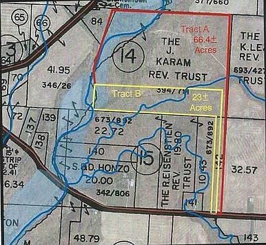 Plot map tract A & B
