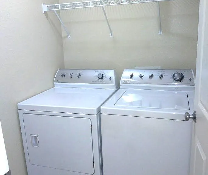Upstairs laundry room