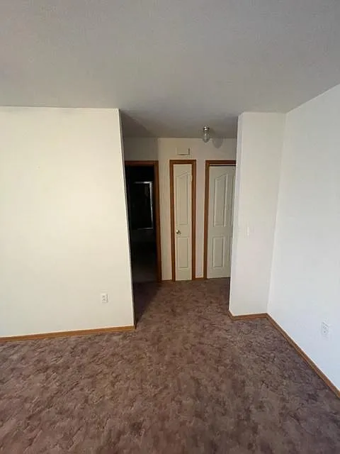 Looking into hallway from living room