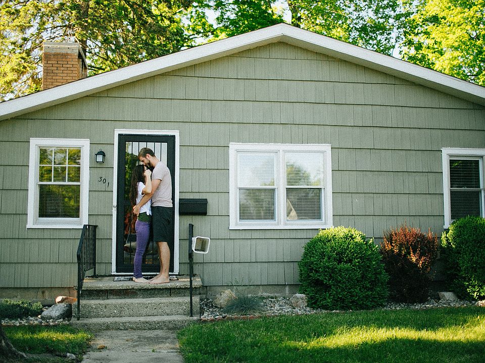 The outside of our home.