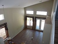 living room, from stairs