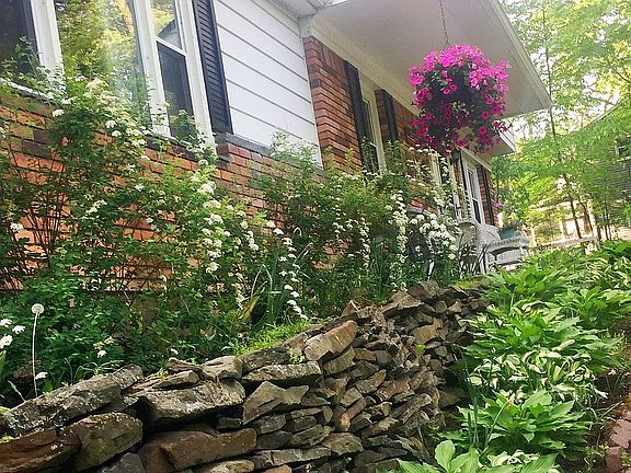 Summer Spireas and Hostas