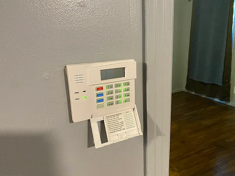 home security system paid for by landlord
