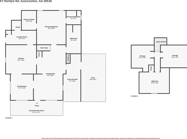 2657 Wolfpit Rd, Eastanollee, GA 30538