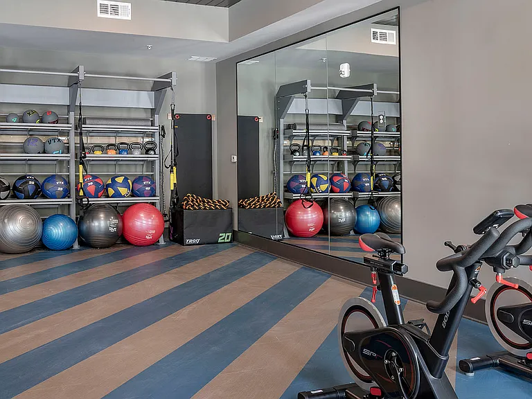 Experience top-notch amenities with our state-of-the-art fitness center.