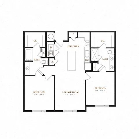 Floor plan 2A.A2