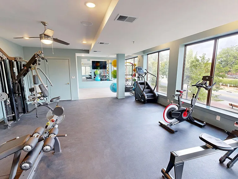 State-of-the-art fitness center at Triton Uptown