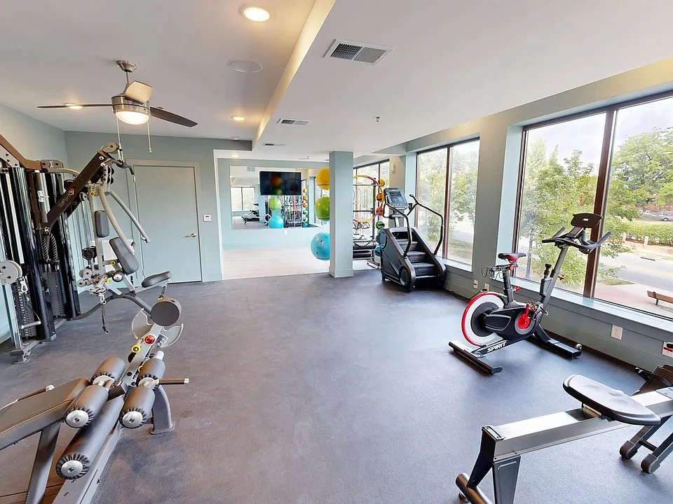 State-of-the-art fitness center at Triton Uptown