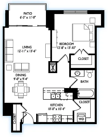 Floor plan 707